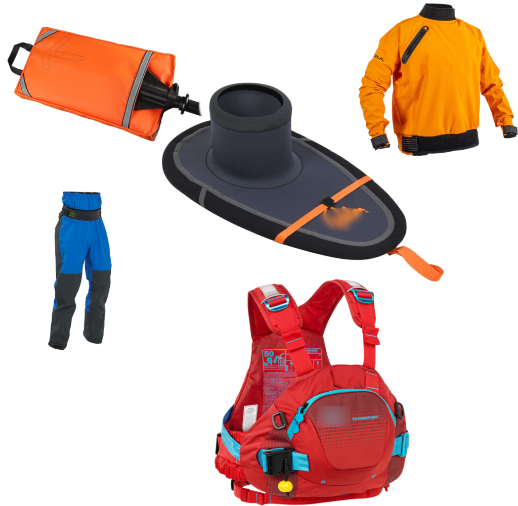 vestiario e accessori kayak